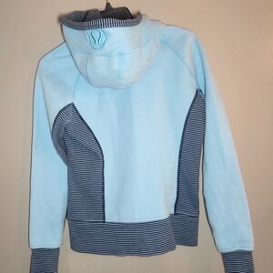 Lululemon Athletica ** SCUBA **Light Blue and Navy Hoodie